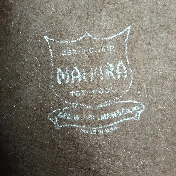 Vintage Brown Mohair Wool Felt Cloche Hat | 1970s Made in USA | Rope Trim - Picture 7 of 7